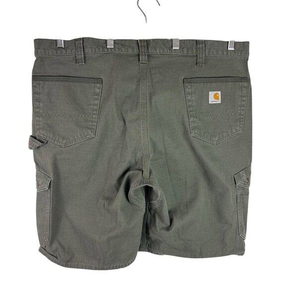Carhartt Men's 42 Ripstop Cargo Shorts Army Green EUC Inseam 11" - Picture 2 of 14